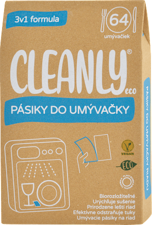 Pásiky do umývačky - 3v1 formula CLEANLY eco