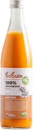 100 % Bio organická šťava Rakytník bobule