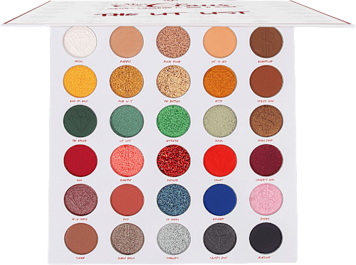 Paleta senčil za veke Miss Claus The Lit List bh cosmetics