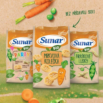 BIO mrkvová kolečka Sunar