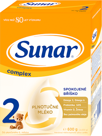Následná dojčenská mliečna výživa complex 2 Sunar
