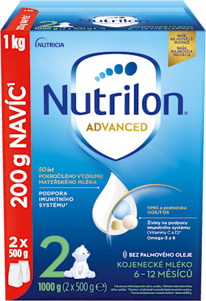 Následná dojčenská mliečna výživa Advanced 2 - 3x1 kg Nutrilon