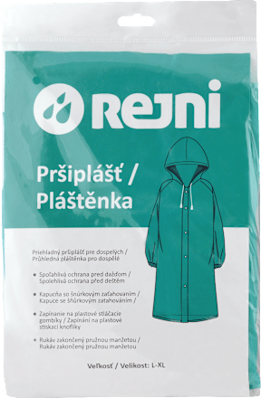 pláštěnka unisex, velikost L-XL, mint REJNI
