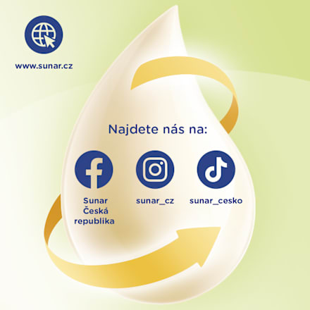 pokračovací mléčná kojenecká výživa 2 Sensitive 6m Sunar