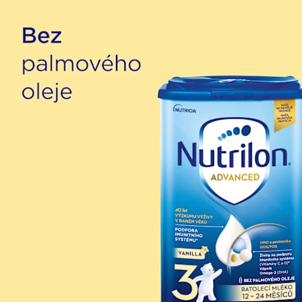 pokračovací mléčná kojenecká výživa 4 Advanced vanilka 12m Nutrilon