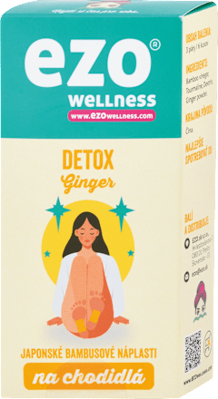 Japonské bambusové náplasti Detox Ginger (3 páry) Ezo