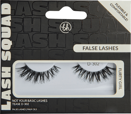 Künstliche Wimpern  Flirty Girl D-302 Tease (1 Paar) bh cosmetics