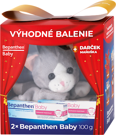 Darčekové balenie Baby masť + maňuška Bepanthen