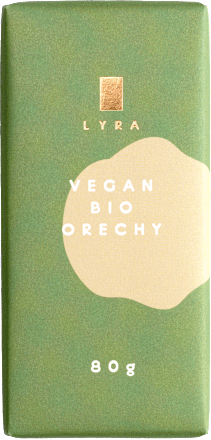 Čokoláda Vegan Bio Orechy LYRA