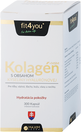 Kolagén s obsahom kyseliny hyalurónovej fit4you