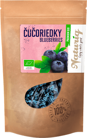 Čučoriedky sušené Premium BIO Naturiq
