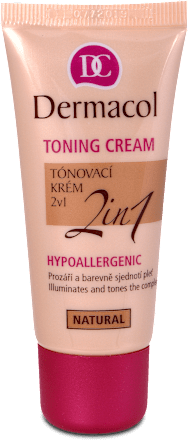 Tónovací krém 2v1, Natural Dermacol