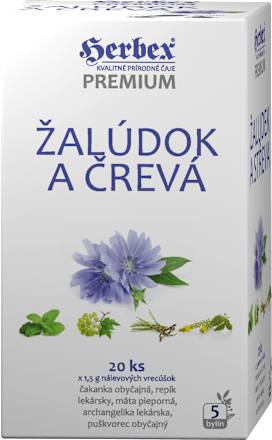 Bylinný čaj Žalúdok a črevá Herbex