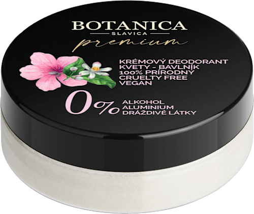 Prírodný krémový dezodorant bavlník, kvety BOTANICA SLAVICA