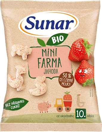 Bio chrumky mini farma jahoda Sunar