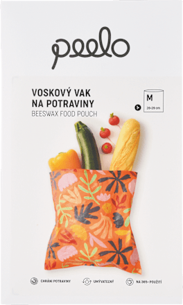Voskový vak na potraviny – Botanika - medium peelo