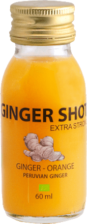 GINGER SHOT BIO šťáva pomeranč fotta organic