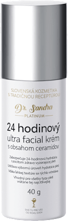 Pleťový 24-hodinový ultra facial krém s obsahom ceramidov Dr. Sandra
