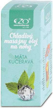 Chladivý masážny olej na nohy Ezo
