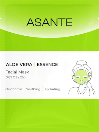 Textilná pleťová maska Aloe vera Essence ASANTE