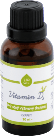 Kvapky Vitamín D3 vegan LIQOIL