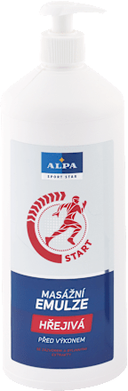 Hrejivá masážna emulzia Start Alpa