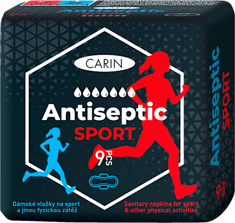 antiseptické vložky Sport CARIN