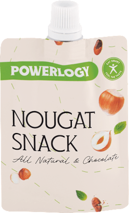Kapsička Nougat Snack čokoláda Powerlogy