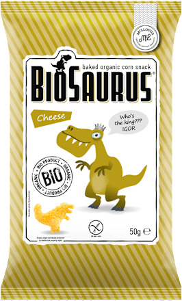 Snack di mais al formaggio  BioSaurus