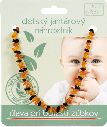 Natures child jantárový náhrdelník  natures for child