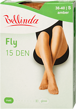 Harisnya, Fly, 15DEN, amber, S Bellinda