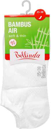 Női bokazokni, bambusz air, fehér, 35-38 Bellinda