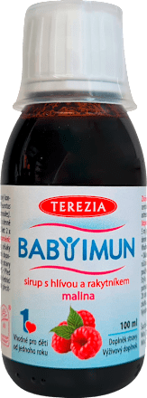 BABY IMUN sirup s příchutí malin TEREZIA
