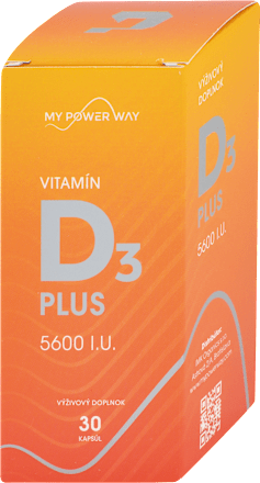 Kapsuly Vitamín D3 Plus MY POWER WAY