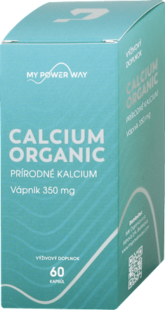Kapsuly Calcium Organic Prírodné kalcium MY POWER WAY