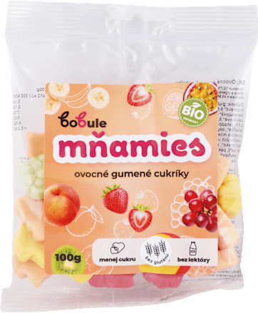 Bio Ovocné gumené cukríky mňamies bobule