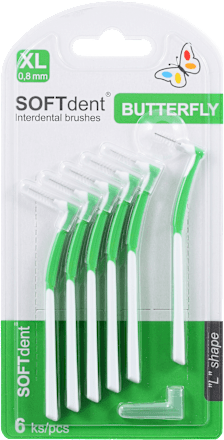 mezizubní kartáčky Butterfly vel. 0,8mm SOFTdent