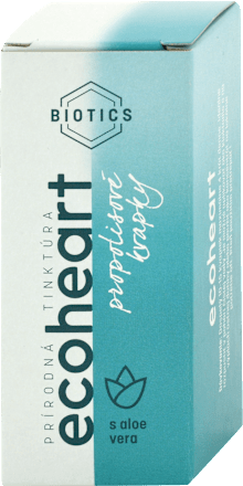 Prírodná tinktúra BIOTICS - propolisové kvapky s aloe vera ecoheart