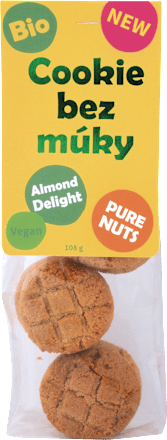 BIO Cookie bez múky Almond Delight Pure Nuts