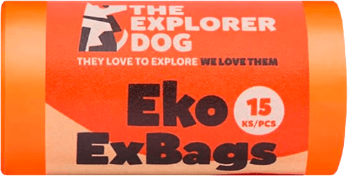 Vrecká na exkrementy pre psy Eko ExBags  THE EXPLORER DOG