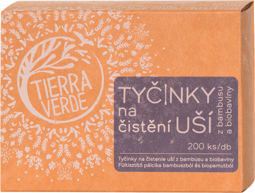 bambusové vatové tyčinky TIERRA VERDE