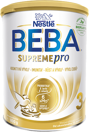 SUPREMEpro 3, 6 HMO, instantní mléčná výživa pro malé děti 12m+ BEBA