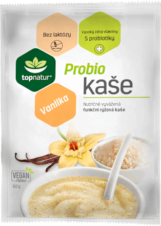 Probio rýžová kaše s vanilkovou příchutí Topnatur