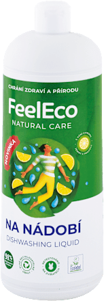 Čistiaci prostriedok na riad s citrónovou vôňou FeelEco