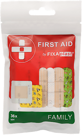 First aid náplasti Family  FIXAplast NATURE HEAT