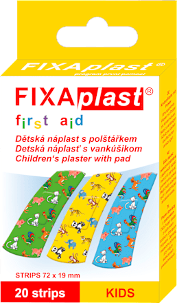 dětská náplast s polštářkem FIXAplast