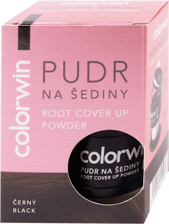 pudr na šediny černý colorwin