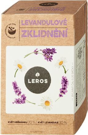 bylinný čaj Levandulové zklidnění 20x1g Leros