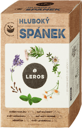 bylinný čaj Hluboký spánek 20x1g Leros