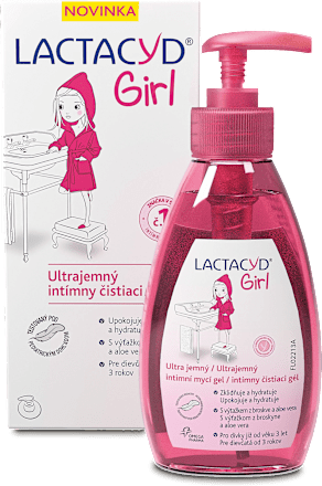 Ultrajemný intímny čistiaci gél Girl LACTACYD
